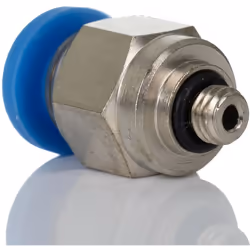Type de raccords pneumatiques = Adaptateur droit fileté hydraulique Type de connexion = Filetage à tube Connecteur A = M5 Mat ...