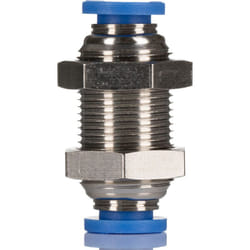 Rs Pro - Adaptateur de traversée de cloison vers Enfichable 6 mm Enfichable 6 mm ( Prix pour Paquet de 10 )