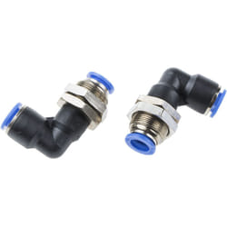 Rs Pro - Adaptateur de traversée de cloison vers Enfichable 10 mm Enfichable 10 mm ( Prix pour Paquet de 10 )