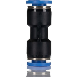 Rs Pro - Adaptateur tube à tube droit vers Enfichable 4 mm Enfichable 4 mm ( Prix pour Paquet de 10 )