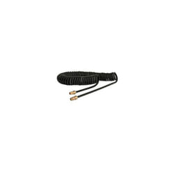Rs Pro - Tuyau spiralé, avec raccord bsp 1/4 pouce mâle, Noir, Diam.ext 10mm, Long. 3.6m ( Prix pour 1 )