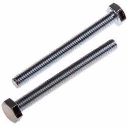 Longueur = 40mm Taille de filetage = M4 Matériau = Acier Finition = Zingué Clé requise. Vis de réglage 8.8 BZP à filetage mét ...