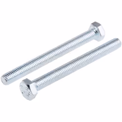 Longueur = 50mm Taille de filetage = M5 Matériau = Acier Finition = Zingué Clé requise. Vis de réglage 8.8 BZP à filetage mét ...