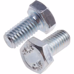 Longueur = 12mm Taille de filetage = M6 Matériau = Acier Finition = Zingué Clé requise. Vis de réglage 8.8 BZP à filetage mét ...