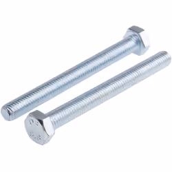 Longueur = 80mm Taille de filetage = M8 Matériau = Acier Finition = Zingué Clé requise. Vis de réglage 8.8 BZP à filetage mét ...