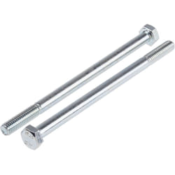 Rs Pro - Vis à tête hexagonale, Acier Galvanisé brillant, M6 x 100mm ( Prix pour Sachet de 50 )