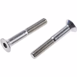 Taille de filetage = M6 Longueur = 40mm Forme de tête = Vis fraisée à tête creuse hexagonale Standard DIN = DIN 7991 Type d'a ...