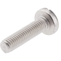 Rs Pro - Vis à métaux M5 à tête Cylindrique fendue en Acier Inoxydable, 20mm ( Prix pour Sachet de 100 )