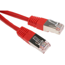 Rs Pro - Câble cat 6 Avec connecteur / , s/ftp, gaine pvc Rouge, 2m ( Prix pour 1 )