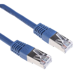 Rs Pro - Câble cat 6 Avec connecteur / , s/ftp, gaine pvc Bleu, 500mm ( Prix pour 1 )