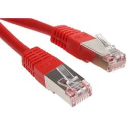 Rs Pro - Câble cat 6 Avec connecteur / , s/ftp, gaine pvc Rouge, 500mm ( Prix pour 1 )