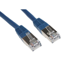 Rs Pro - Câble cat 6 Avec connecteur / , s/ftp, gaine pvc Bleu, 3m ( Prix pour 1 )