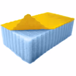 Matériau = Mousse mélamine Longueur = 1.25m Largeur = 600mm Epaisseur = 25mm Température d'utilisation maximum = +150°C Tempé ...