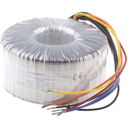 Rs Pro - Transformateur torique 2 sorties, 2 x 115V c.a. 2 x 50V c.a., 300VA ( Prix pour 1 )