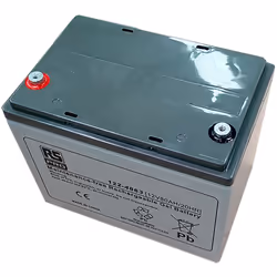 Capacité = 80Ah Tension nominale = 12V Fabrication = AGM Type de terminaison = T6 Dimensions = 260 x 168 x 208mm Poids = 23.8 ...