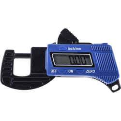 Rs Pro - Mesureur d'épaisseur affichage lcd ±0,1 mm, résolution 0,01 mm, 12mm ( Prix pour 1 )