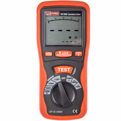Type de testeur = Testeur d'isolation Tension de test minimum = 125V Tension de test maximum = 1000V Mesure de la résistance  ...