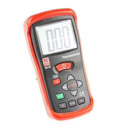 Rs Pro - Thermomètre numérique RS42, 2 voies de mesure pour k ( Prix pour 1 )