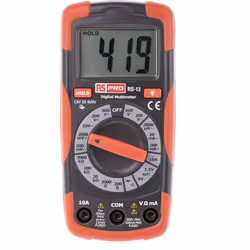 Type de multimètre = Portable Valeur efficace True RMS = Non Courant c.c. absolu maximum = 10A c.c. Fréquence maximum = 60Hz  ...