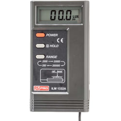 Rs Pro - Luxmètre ILM1332A, 0.01lx à 200000lx ( Prix pour 1 )