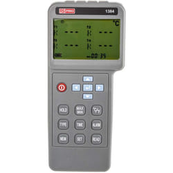 Enregistreur de données Rs Pro 1384, 1361C, Température, b, c, e, j, k, l, n, r, s, t, u, 4 voies ( Prix pour 1 )