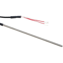 Capteur RTD PT100 RS PRO, Ø 4mm, L.150mm + 2m, +250°C max, Câble ( Prix pour 1 )