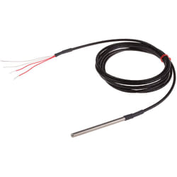 Rs Pro - Capteur rtd PT100 ø 4.5mm, L.75mm + 2m, +250°C max, Câble ( Prix pour 1 )