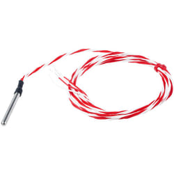 Rs Pro - Capteur rtd PT100 ø 4mm, L.40mm + 1m, +200°C max, Câble ( Prix pour 1 )