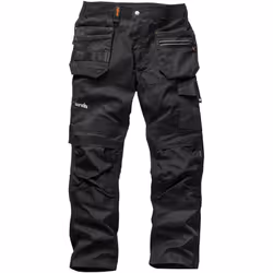 Pantalon de travail en tissu polyester durable avec élasticité intégrée pour plus de confort et de flexibilité. Coupe ajustée ...