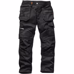 Pantalon de travail en tissu polyester durable avec élasticité intégrée pour plus de confort et de flexibilité. Coupe ajustée ...