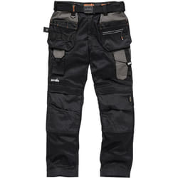 Scruffs - Pantalon Pro Flex avec poches-étuis, noir Taille 38 r