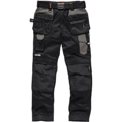 Scruffs - Pantalon Pro Flex avec poches-étuis, noir Taille 40 r