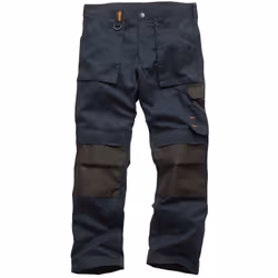 Pantalon de travail à coupe droite, fabriqué à partir de polyester léger et durable et de coton issu de sources durables, pou ...