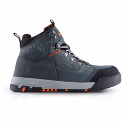 Chaussures de sécurité étanches avec dessus en cuir nubuck, coque en aluminium et semelle intermédiaire composite pour une pr ...