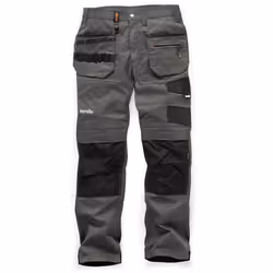 Pantalon de travail en tissu polyester durable avec élasticité intégrée pour plus de confort et de flexibilité. Coupe ajustée ...