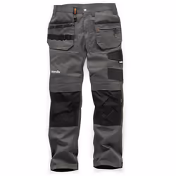 Pantalon de travail en tissu polyester durable avec élasticité intégrée pour plus de confort et de flexibilité. Coupe ajustée ...
