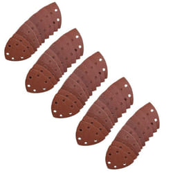 Crochdisques abrasifs ponçage triangulaire patins 90mm Lot 50 Grain mélangé