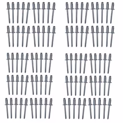 Aluminium métriques Pop Rivets aveugles Pot fixation 48 mm x 10mm 100pc