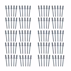 Aluminium métriques Pop Rivets aveugles Pot fixation 4mm x 10mm 100pc