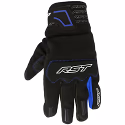 RST Rider Gants de moto, noir-bleu, taille XL pour Hommes