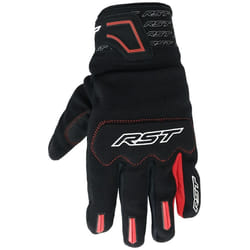 RST Rider Gants de moto, noir-rouge, taille L pour Hommes