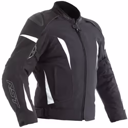RST GT Veste textile de moto de dames, noir-blanc, taille S pour Femmes
