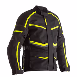 RST Maverick Veste textile de moto de dames, noir-jaune, taille 2XL pour Femmes