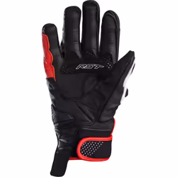 RST Freestyle II Gants de moto, noir-blanc-rouge, taille XL pour Hommes