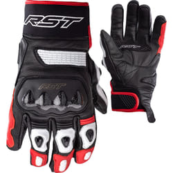 RST Freestyle II Gants de moto, noir-blanc-rouge, taille 2XL pour Hommes