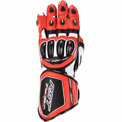 RST Tractech Evo 4 Gants de moto, noir-blanc-rouge, taille 2XL pour Hommes