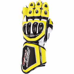 RST Tractech Evo 4 Gants de moto, noir-jaune, taille 2XL pour Hommes