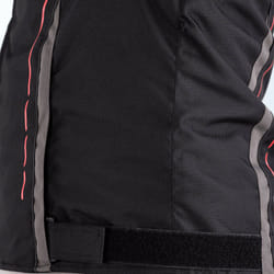RST S-1 Veste textile moto, noir-gris-rouge, taille L pour Hommes