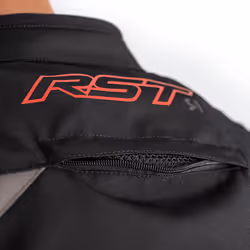 RST S-1 Veste textile moto, noir-gris-rouge, taille L pour Hommes