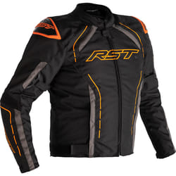 RST S-1 Veste textile moto, noir-gris-orange, taille S pour Hommes